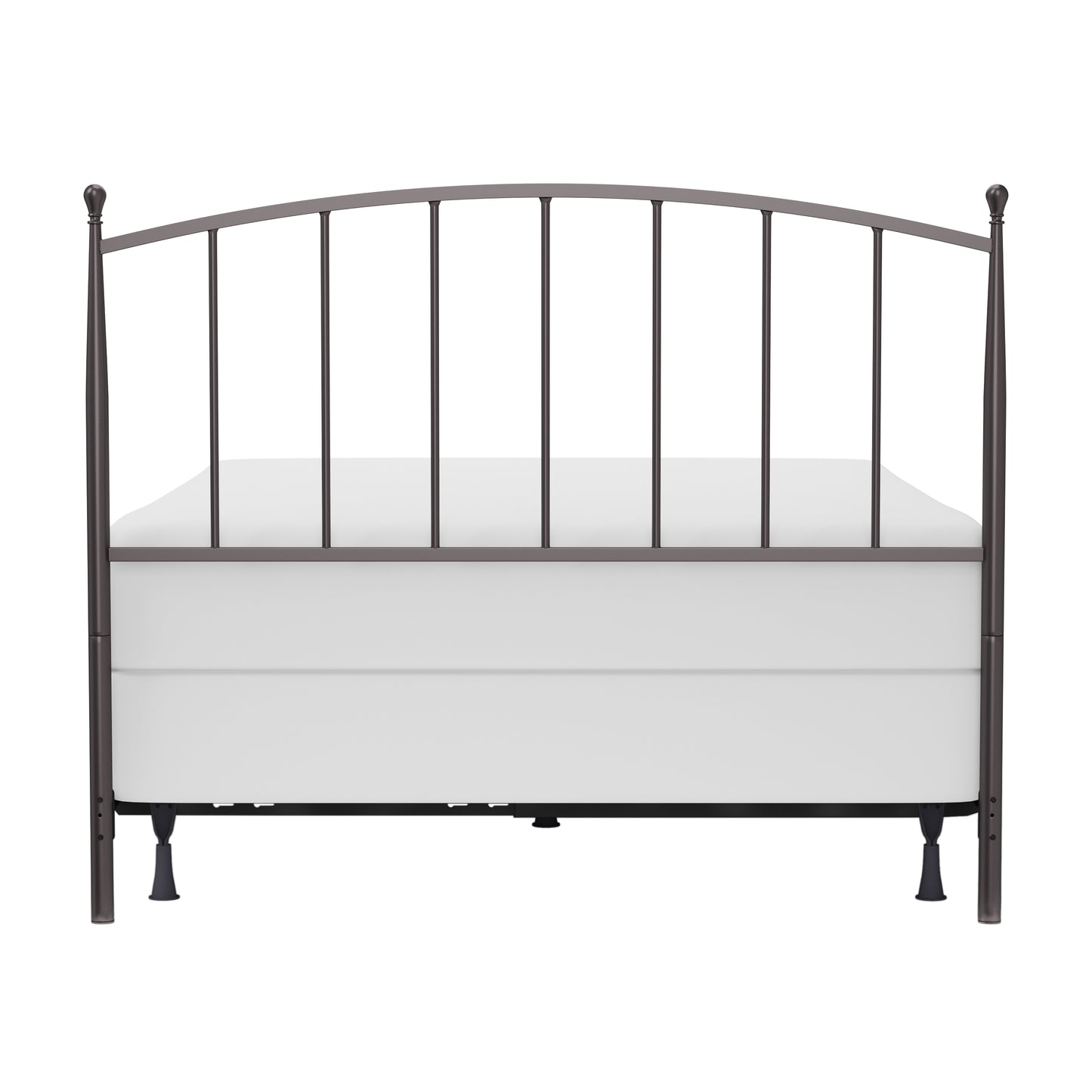 Hillsdale Furniture Warwick Full/Queen Metal Headboard with Frame, Gray Bronze