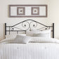 Hillsdale Furniture Harrison Full/Queen Metal Headboard, Textured Black