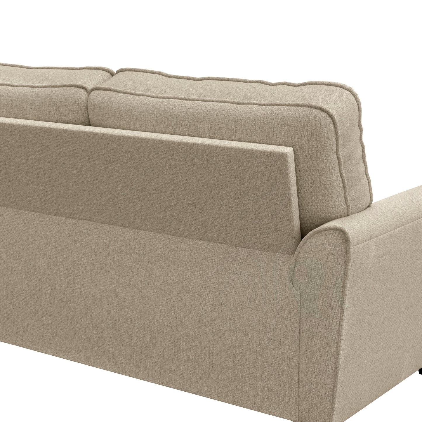 Hillsdale Furniture Daniel Upholstered Sofa, Putty