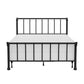 Hillsdale Furniture Janis Queen Metal Bed, Textured Black