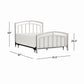 Hillsdale Furniture Claudia Queen Metal Bed, Matte Nickel