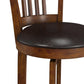 Hillsdale Furniture Canton Wood Bar Height Swivel Stool, Brown