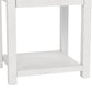 Living Essentials by Hillsdale Harmony Wood Accent Table, Set of 2, Matte White