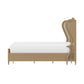 Hillsdale Furniture Sausalito Queen Wood Cane Bed, Medium Taupe