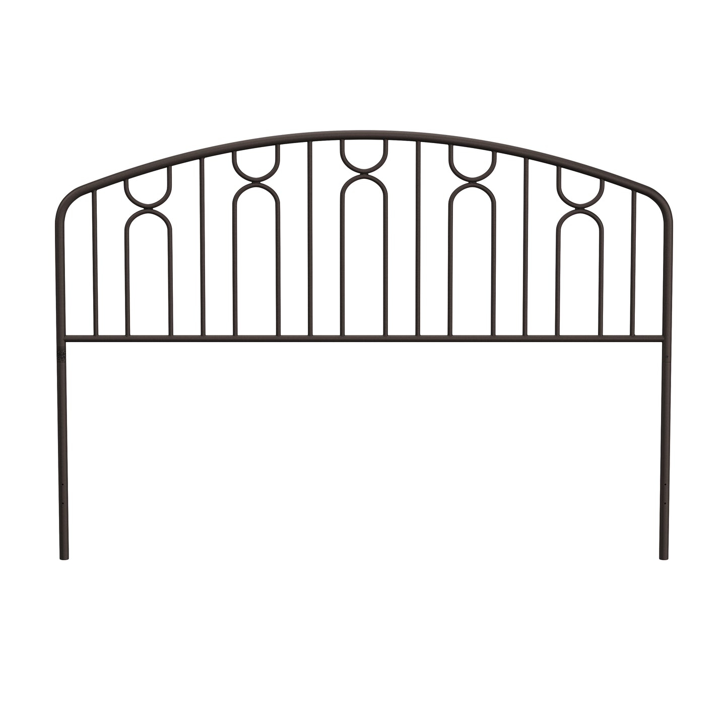 Hillsdale Furniture Riverbrooke Metal Arch Scallop Full/Queen Headboard, Bronze