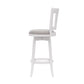 Hillsdale Furniture Presque Isle Wood Bar Height Swivel Stool, White