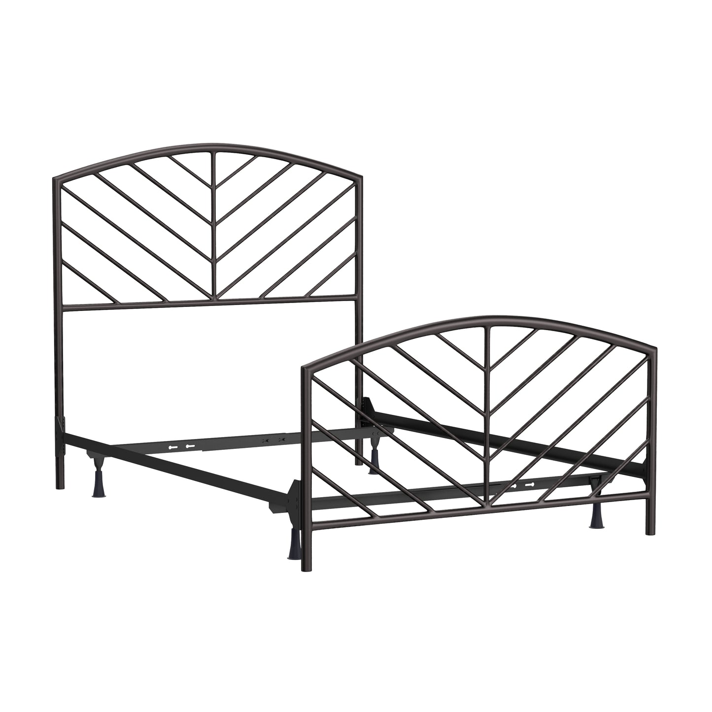 Hillsdale Furniture Essex Metal Full Bed, Gray Bronze