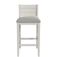 Hillsdale Furniture Fowler Wood Bar Height Stool, Sea White