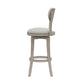 Hillsdale Furniture Sloan Wood Bar Height Swivel Stool, Aged Gray