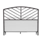 Hillsdale Furniture Essex Metal Queen Headboard with Frame, Gray Bronze