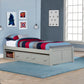 Hillsdale Kids and Teen Pulse Wood Twin Platform Bed with Storage, Gray