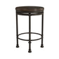 Hillsdale Furniture Casselberry Metal Backless Counter Height Swivel Stool, Brown