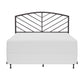 Hillsdale Furniture Essex Metal Queen Headboard with Frame, Gray Bronze