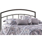 Hillsdale Furniture Julien King Metal Headboard with Frame, Textured Black