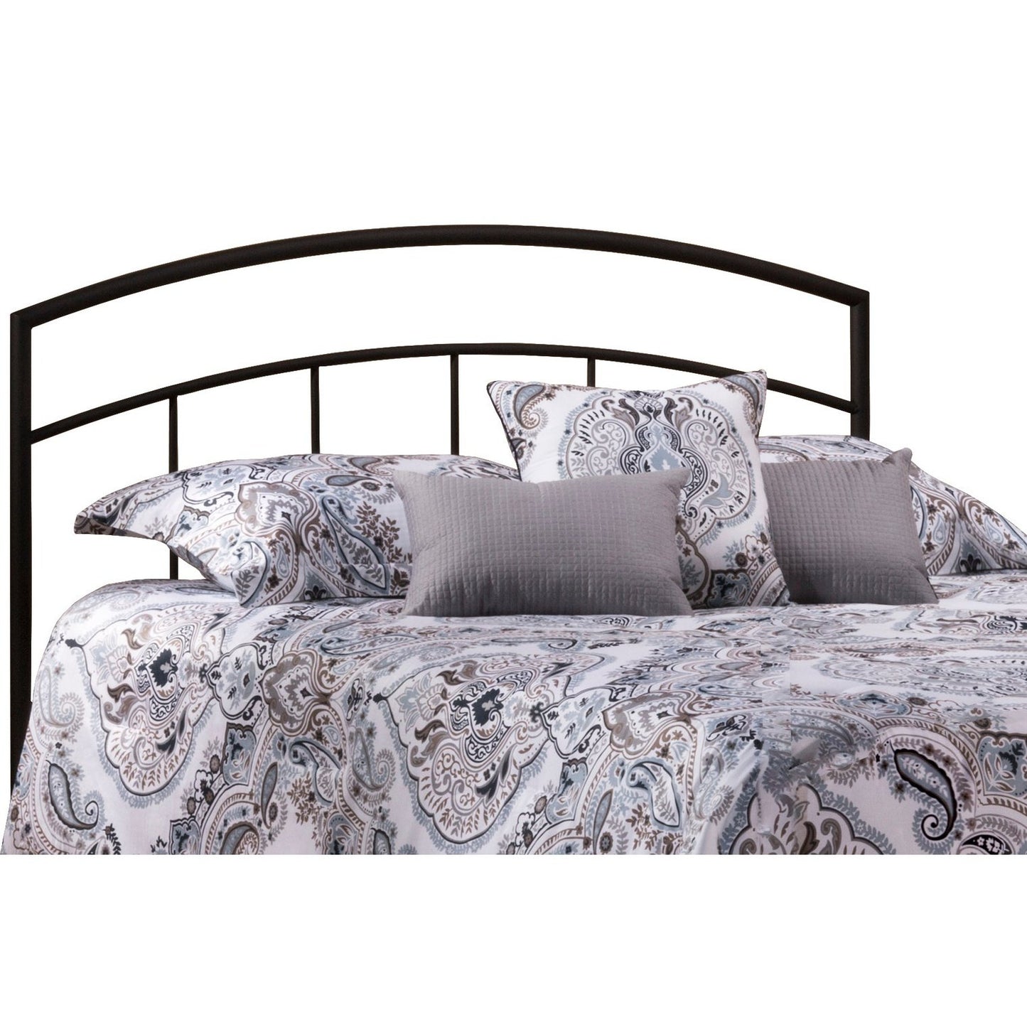 Hillsdale Furniture Julien King Metal Headboard with Frame, Textured Black