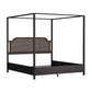 Hillsdale Furniture Melanie Wood and Metal King Canopy Bed, Oiled Bronze