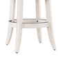 Hillsdale Furniture Tillman Wood Backless Counter Height Swivel Stool, White