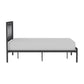 Hillsdale Furniture Naomi Full Metal Bed, Gray