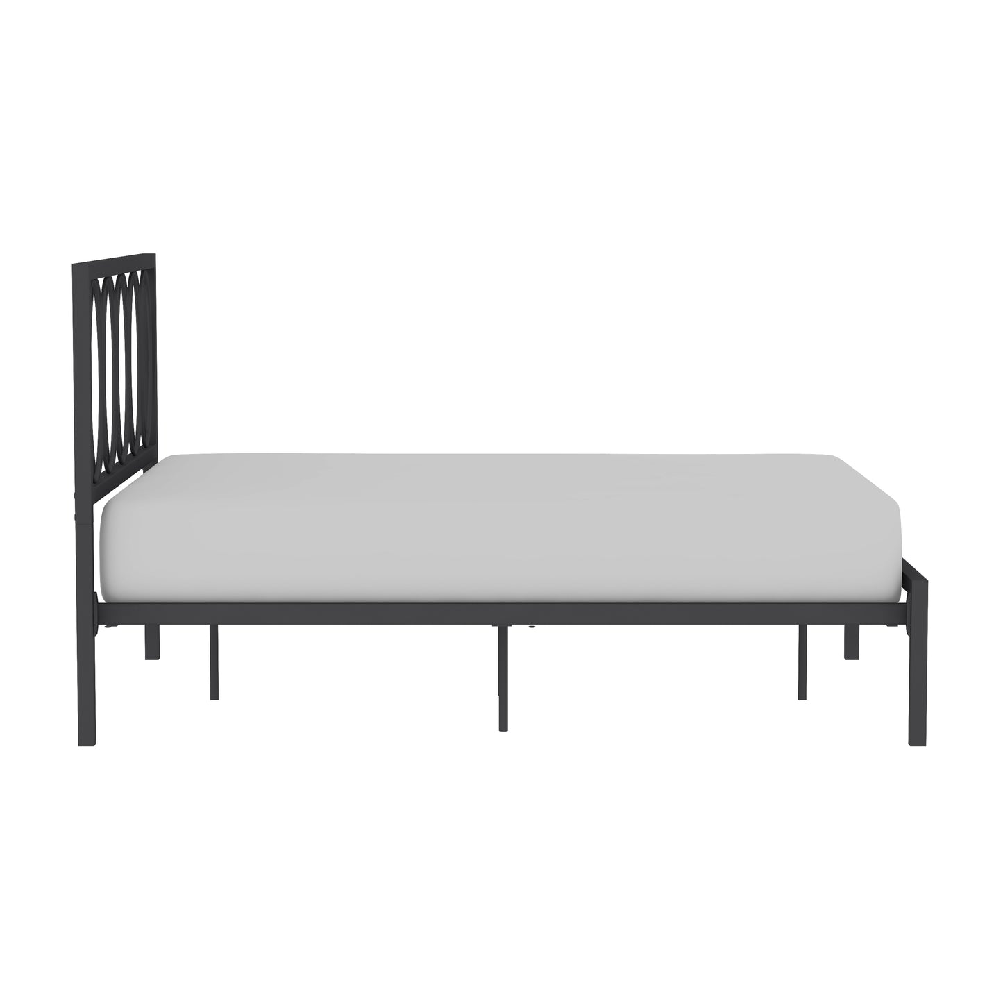 Hillsdale Furniture Naomi Full Metal Bed, Gray