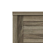 Living Essentials by Hillsdale Handerson 47 Inch Wood Entertainment Console, Dark Oak Finish