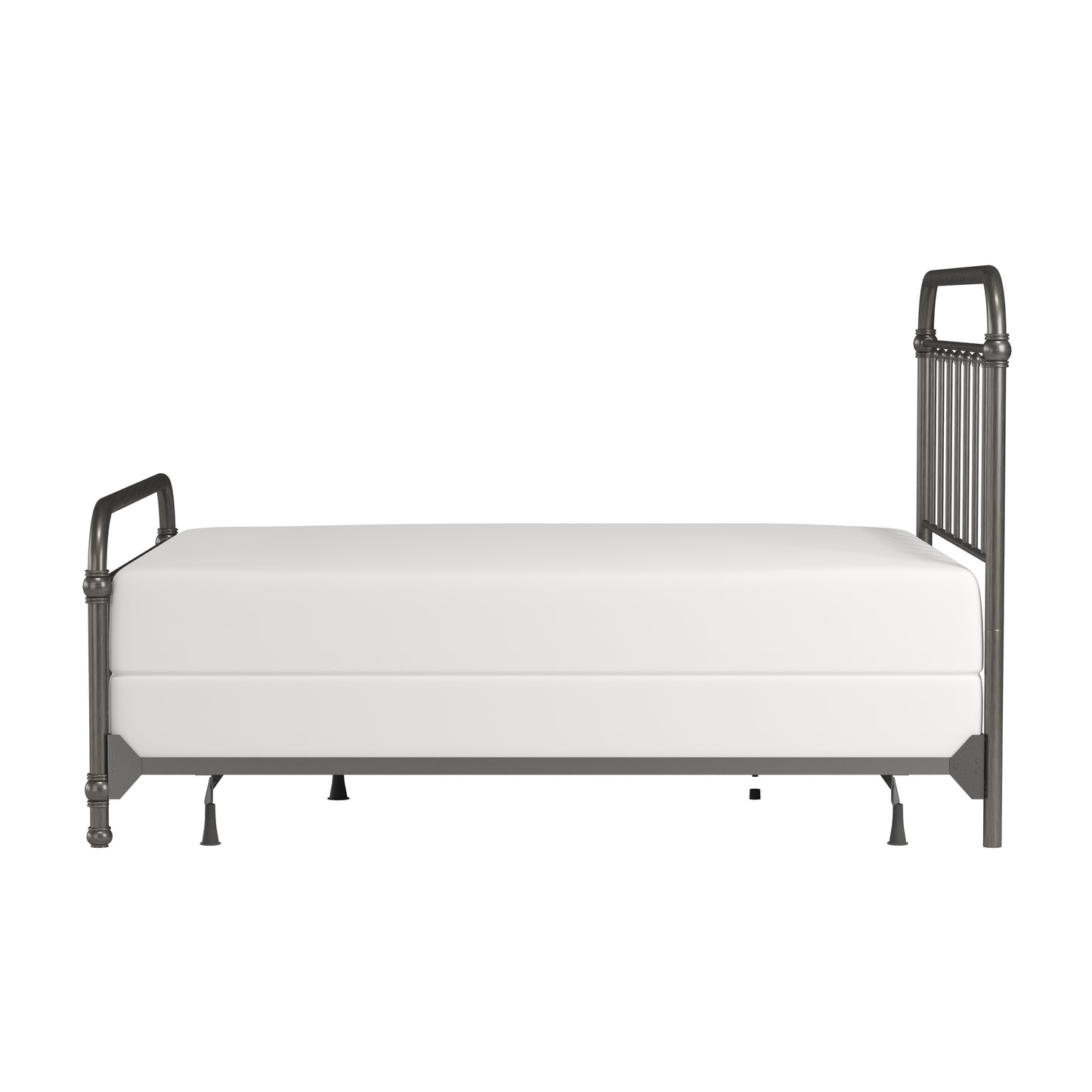 Hillsdale Furniture Kirkland Metal Full Bed, Aged Pewter