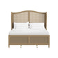 Hillsdale Furniture Sausalito Queen Wood Cane Bed, Medium Taupe