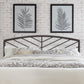 Hillsdale Furniture Essex Metal King Headboard, Gray Bronze