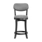 Hillsdale Furniture Sloan Wood Counter Height Swivel Stool, Black