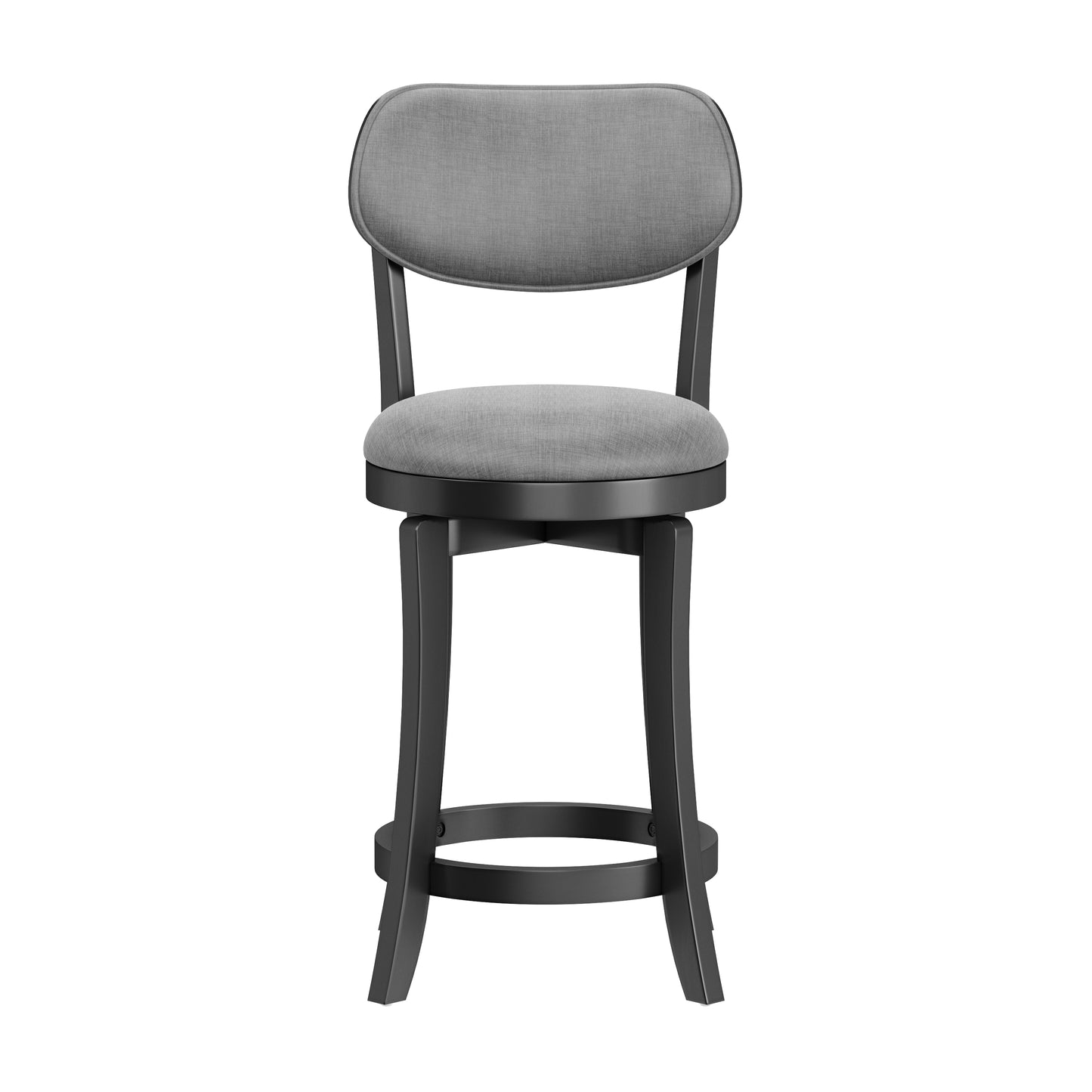 Hillsdale Furniture Sloan Wood Counter Height Swivel Stool, Black