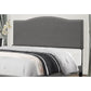 Hillsdale Furniture Kiley Full/Queen Upholstered Headboard with Frame, Stone