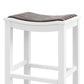 Hillsdale Furniture Avant Wood Backless Counter Height Stool, White