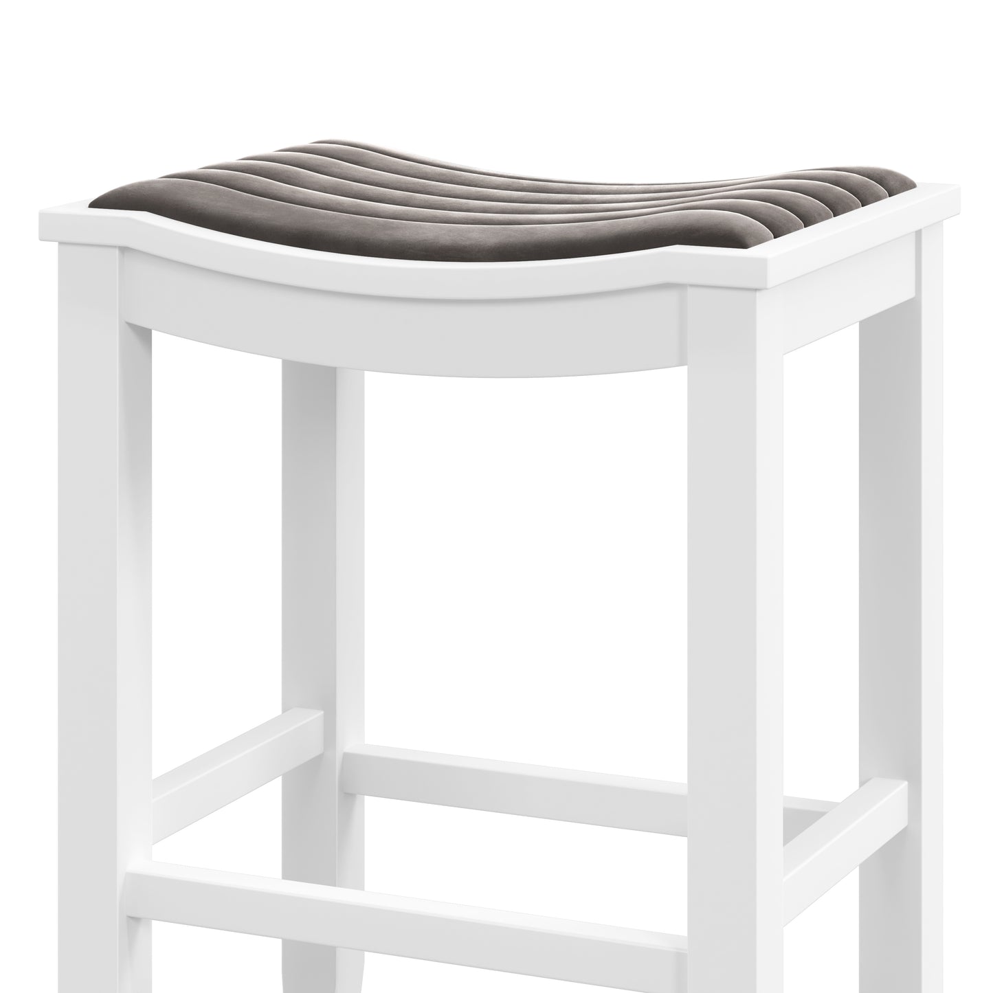 Hillsdale Furniture Avant Wood Backless Counter Height Stool, White