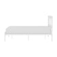 Hillsdale Furniture Naomi Queen Metal Bed, White