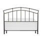 Hillsdale Furniture Vancouver Metal Full/Queen Headboard with Frame, Antique Brown