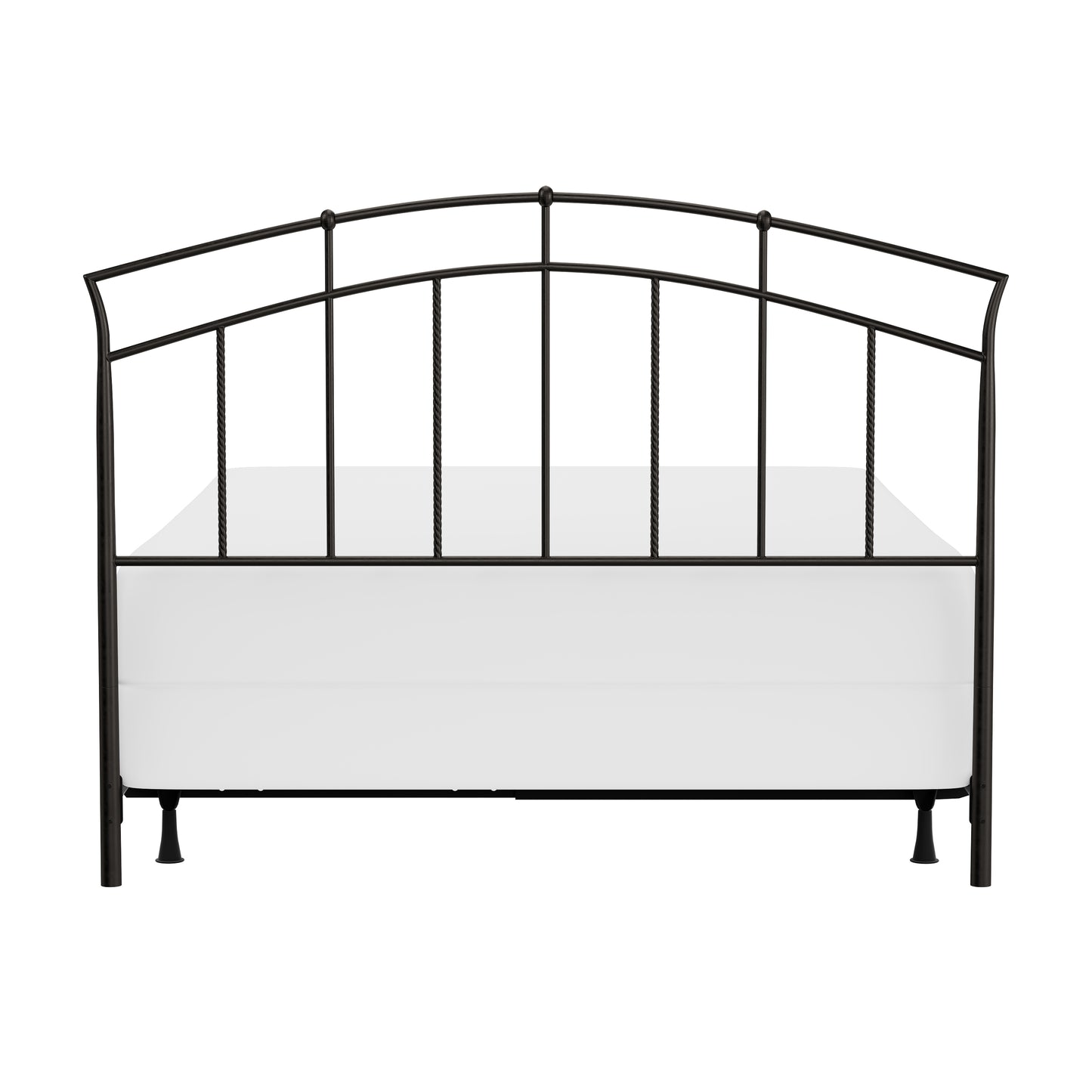 Hillsdale Furniture Vancouver Metal Full/Queen Headboard with Frame, Antique Brown