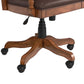 Hillsdale Furniture Nassau Wood Caster Chair, Brown