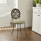 Hillsdale Furniture Marsala Metal Vanity Stool, Antique Gray