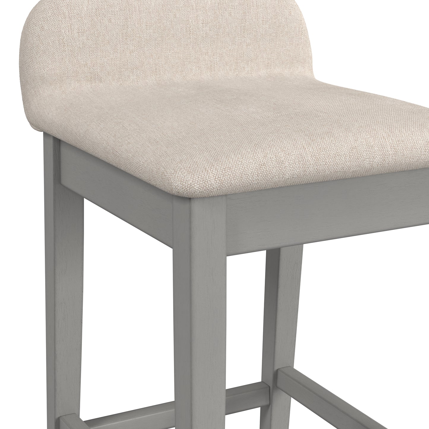 Hillsdale Furniture Maydena Wood Counter Height Stool, Distressed Gray