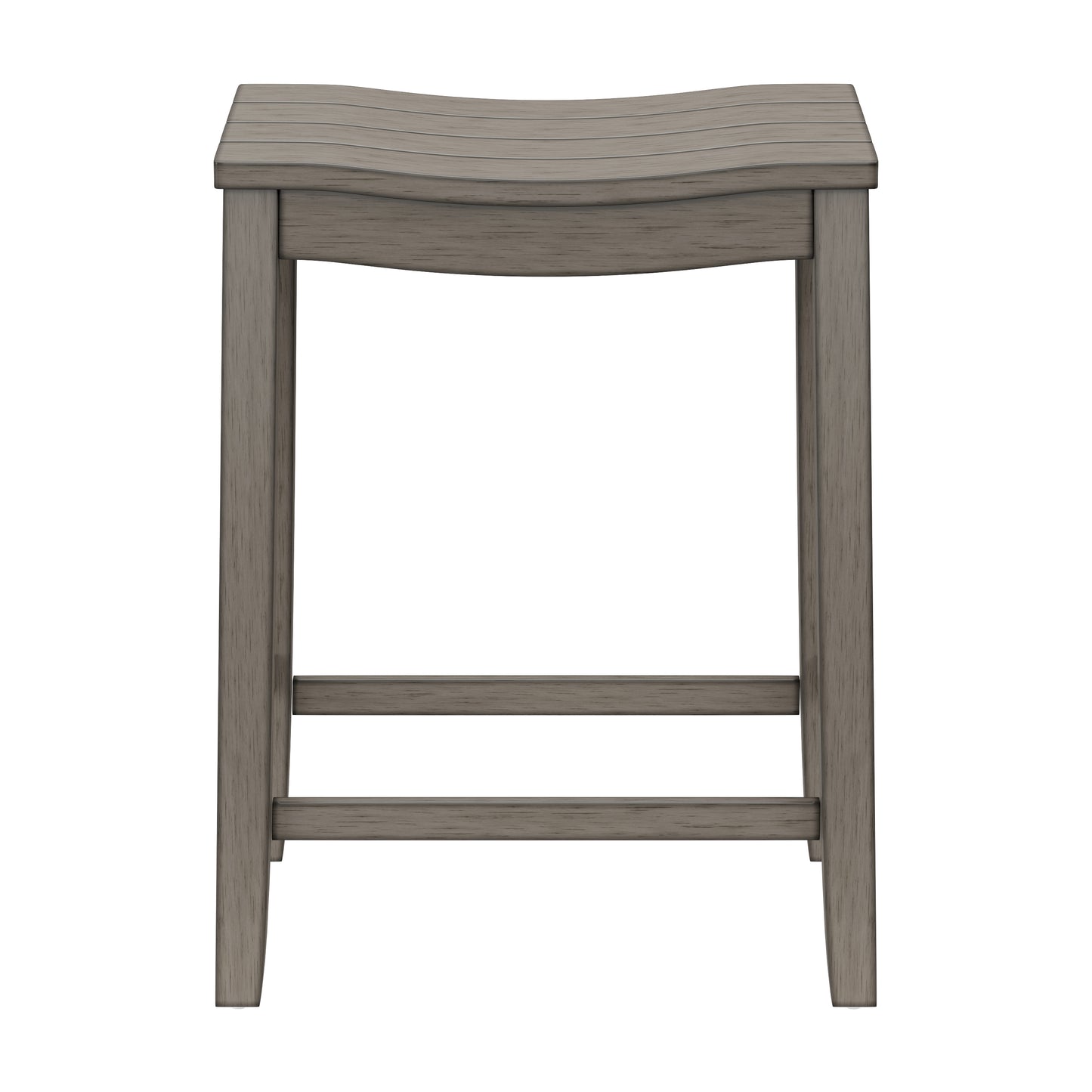 Hillsdale Furniture Fiddler Wood Backless Counter Height Stool, Aged Gray