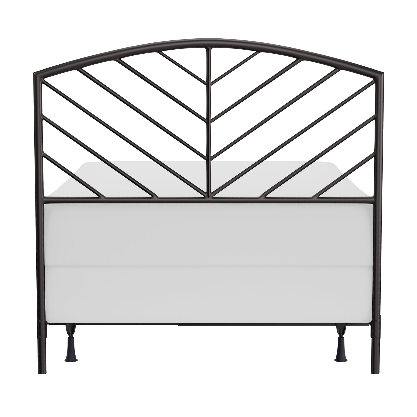 Hillsdale Furniture Essex Metal Full Headboard with Frame, Gray Bronze