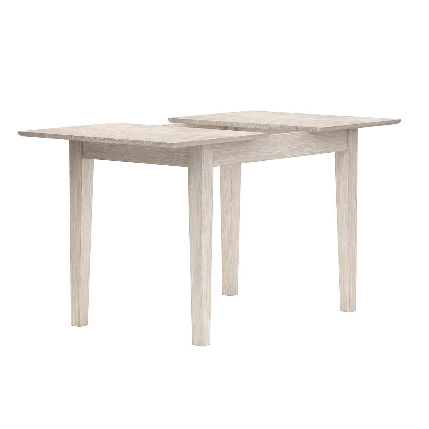 Hillsdale Furniture Spencer Wood Dining Table, White Wire Brush