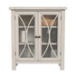 Hillsdale Furniture Bayside Wood 2 Door Console Cabinet, Antique White