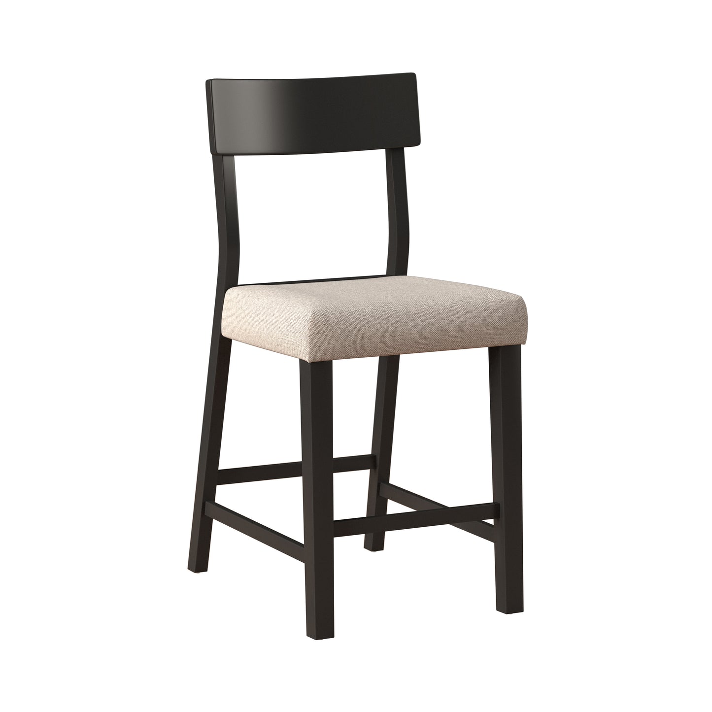 Hillsdale Furniture Knolle Park Wood Counter Height Stool, Set of 2, Black