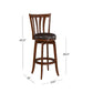 Hillsdale Furniture Savana Wood Bar Height Swivel Stool, Cherry