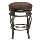 Hillsdale Furniture Montello Metal Backless Swivel Counter Height Stool, Old Steel