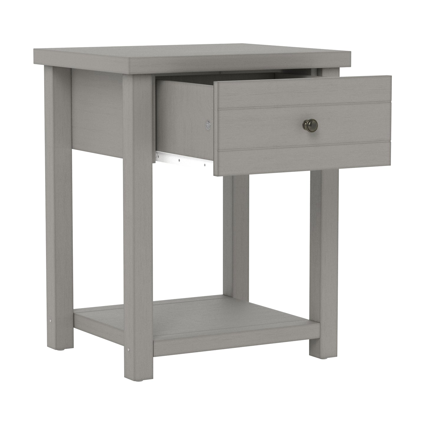 Living Essentials by Hillsdale Harmony Wood Accent Table, Gray