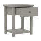 Living Essentials by Hillsdale Harmony Wood Accent Table, Set of 2, Gray