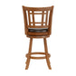 Hillsdale Furniture Fairfox Wood Counter Height Swivel Stool, Oak