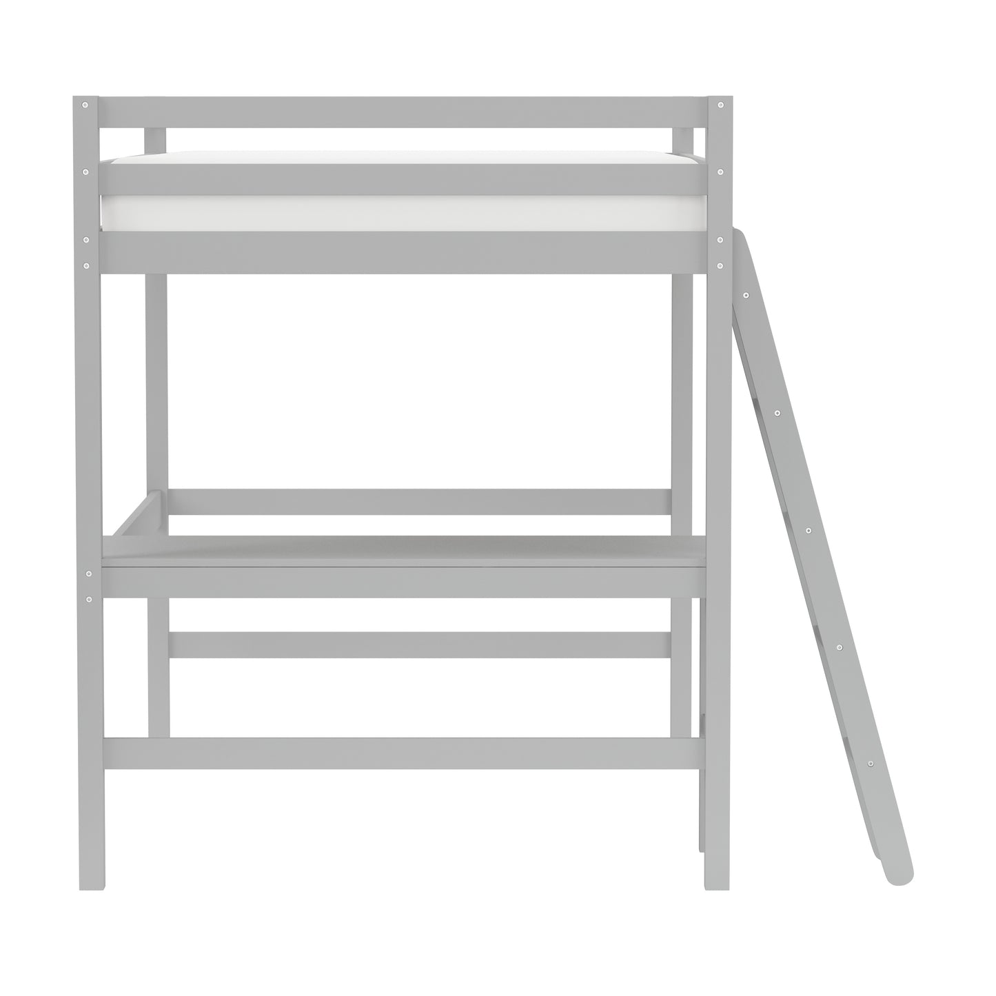 Hillsdale Kids and Teen Caspian Full Loft Bed, Gray