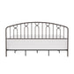 Hillsdale Furniture Riverbrooke Metal Arch Scallop King Bed, Bronze